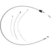 Cable de embrague de conexión rápida — 132 cm (52"), Cromo