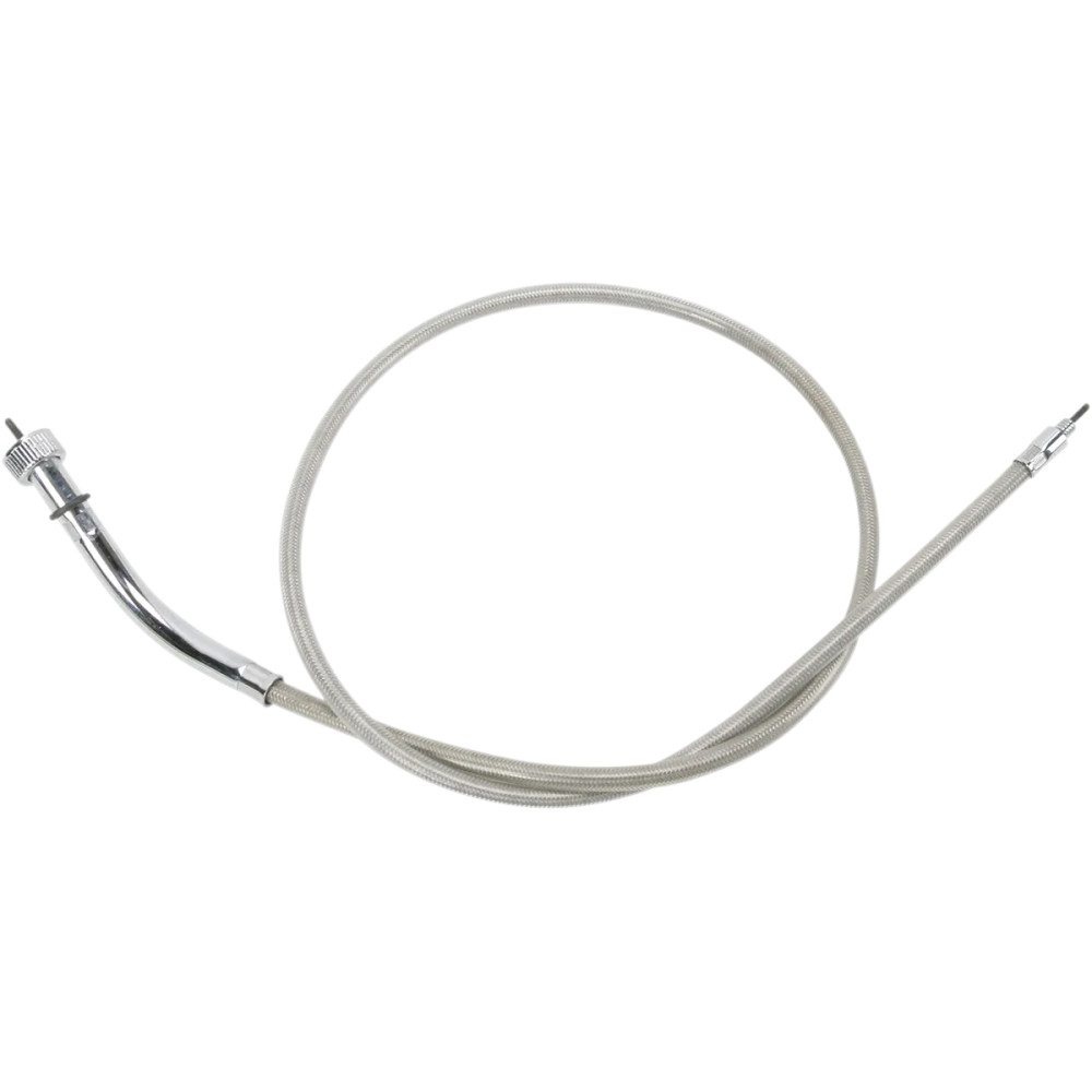 Cable de velocímetro para rueda delantera — 105,5 cm longitud total, plateado