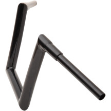 Manillar tipo strip de 1-1/2" — abrazadera 38 mm (1-1/2"), elevación 11", ancho 32", negro brillo