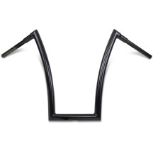 Manillar Strip de 1-1/2" — 38 mm (1-1/2"), 21" de altura, 35" de ancho, negro brillo