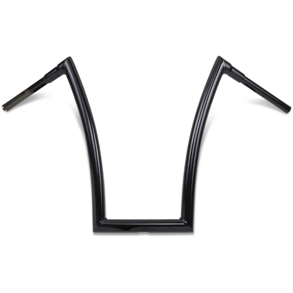 Manillar Strip de 1-1/2" — 38 mm (1-1/2"), 21" de altura, 35" de ancho, negro brillo