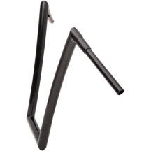 Manillar Strip de 1-1/2" — 38 mm (1-1/2"), 21" de altura, 35" de ancho, negro brillo