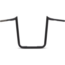 1-1/4" Prime Ape Handlebar — 1-1/4" dia, 1" clamp, 9" center width, Black Gloss
