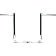 Manillar Prime Ape Bagger de 1-1/4" — 1-1/4" diámetro, 18" elevación, 12" ancho central, Cromo