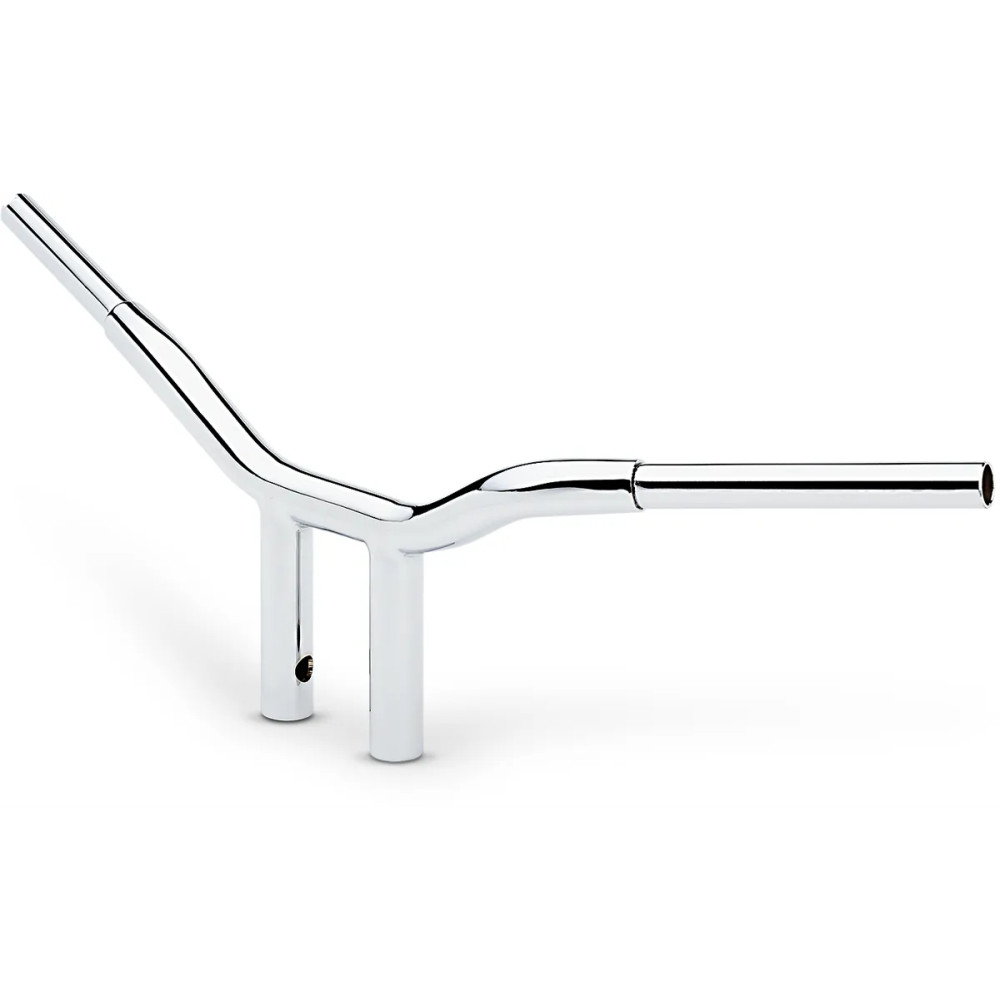 Kage Fighter manillar riser recto soldado — 76 cm ancho, 20,5 cm elevación, 3-1/2" riser c-c, 32 mm diámetro, cromado