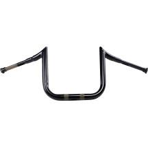 Manillar 1-1/2\" Grande Prime Ape Hanger — abrazadera 1-1/2\", subida 12\", ancho 36\", negro brillo