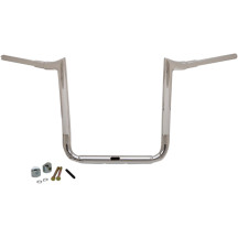 Manillar 1-1/2" Grande Prime Ape Hanger — abrazadera 1-1/2", elevación 16", ancho 38-1/2", cromado