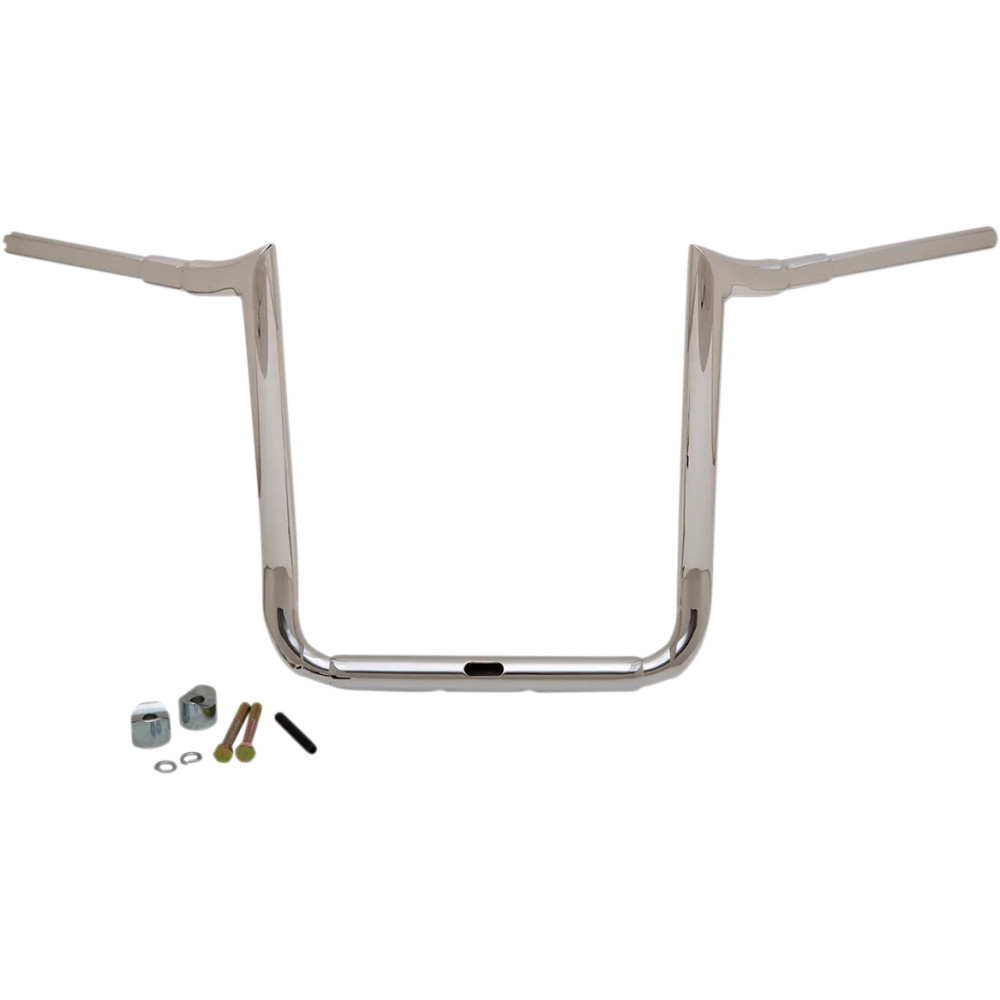 Manillar 1-1/2" Grande Prime Ape Hanger — abrazadera 1-1/2", elevación 16", ancho 38-1/2", cromado