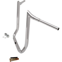 Manillar 1-1/2" Grande Prime Ape Hanger — abrazadera 1-1/2", altura 18", ancho 38-1/2", cromado