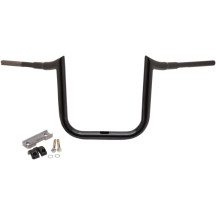 Manillar Ape Hanger Grande Prime de 1-1/2" — abrazadera 1-1/2" (38 mm), altura 12", ancho 36", negro brillo