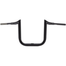 Manillar Ape Hanger Grande Prime de 1-1/2" — abrazadera 1-1/2" (38 mm), altura 12", ancho 36", negro brillo