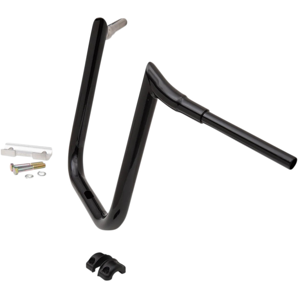 Manillar 1-1/2" Grande Prime Ape Hanger — abrazadera 1-1/2", alzada 14", ancho 36", negro brillo