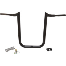 Manillar Grande Prime Ape Hanger 1-1/2" — abrazadera 1-1/2" (38 mm), 18" subida, 36" ancho, negro brillante