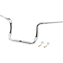 Manillar Ape Hanger Tradicional Grande 1-1/2" — 38 mm (1-1/2") diámetro, elevación 12", abrazadera 1"