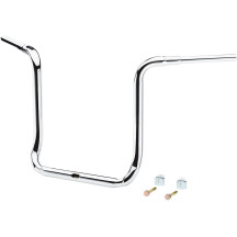 Manillar Ape Hanger Tradicional Grande de 1-1/2" — 18" elevación, 39" ancho, cromado