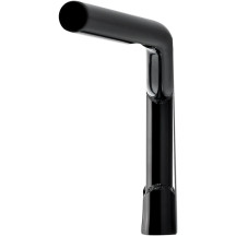 T-Bar de 1" — diámetro 1", ancho 30-1/2", elevación 8", negro brillo