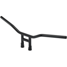 T-Bar de 1" — diámetro 1", ancho 30-1/2", elevación 8", negro brillo