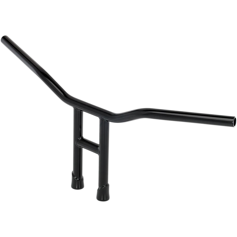 Barra en T de 1" — diámetro 1", elevación 12", ancho 30-1/2", negro brillo