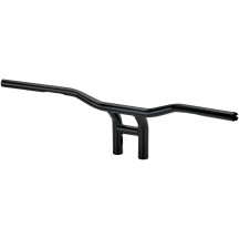 Manillar en T de 1" — 25,4 mm (1"), 76 cm (30"), altura 20,5 cm (8"), Negro brillo
