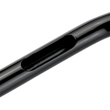 Barra en T 1" — diámetro 1", elevación 14", ancho 30-1/2", negro brillante