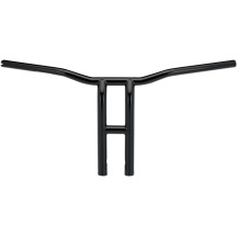 Barra en T 1" — diámetro 1", elevación 14", ancho 30-1/2", negro brillante