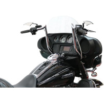 Pre-Wired Handlebar — 32 mm clamp, 35.5 cm rise, 90 cm width, Chrome