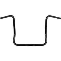 Manillar de 1" — Abrazadera 1", 12" ancho central, 12" elevación, Negro brillante