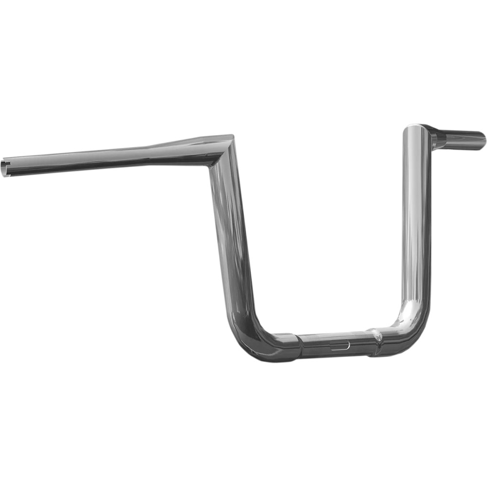 Manillar Buck-50 — Abrazadera 1-1/4\", Diámetro 1-1/2\", Ancho 35-1/8\", Elevación 10\", Cromo