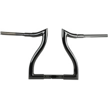 Manillar Hammerhead — 38 mm (1-1/2") diámetro, 32 mm (1-1/4") abrazadera, 77.5 cm (30-1/2") ancho, 14 cm (5-1/2") retroceso
