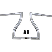 Manillar Thresher — diámetro 1-1/2", abrazadera 1-1/4", retroceso 4-1/2", Cromado