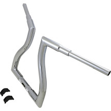Manillar Thresher — diámetro 1-1/2", abrazadera 1-1/4", retroceso 4-1/2", Cromado