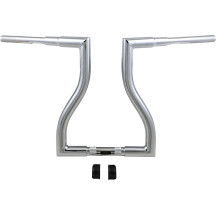 Thresher Handlebar — 30-1/2" width, 1-1/2" dia, 1-1/4" clamp, 4-1/2" pullback, Chrome