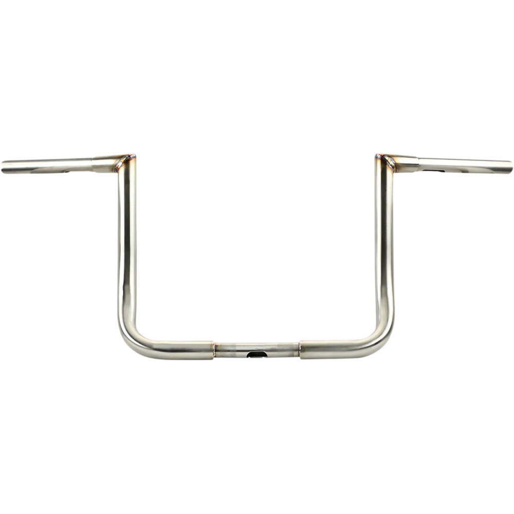 1-1/4" Twin Peaks Touring Handlebar — 1-1/4" diameter, 1" clamp, 12" rise, Polished