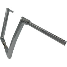 Manillar Flat Top EZ Install de 1-1/2" — 1-1/2" dia, abrazadera 1-1/4", alzada 12", centro 10-1/4", cromado