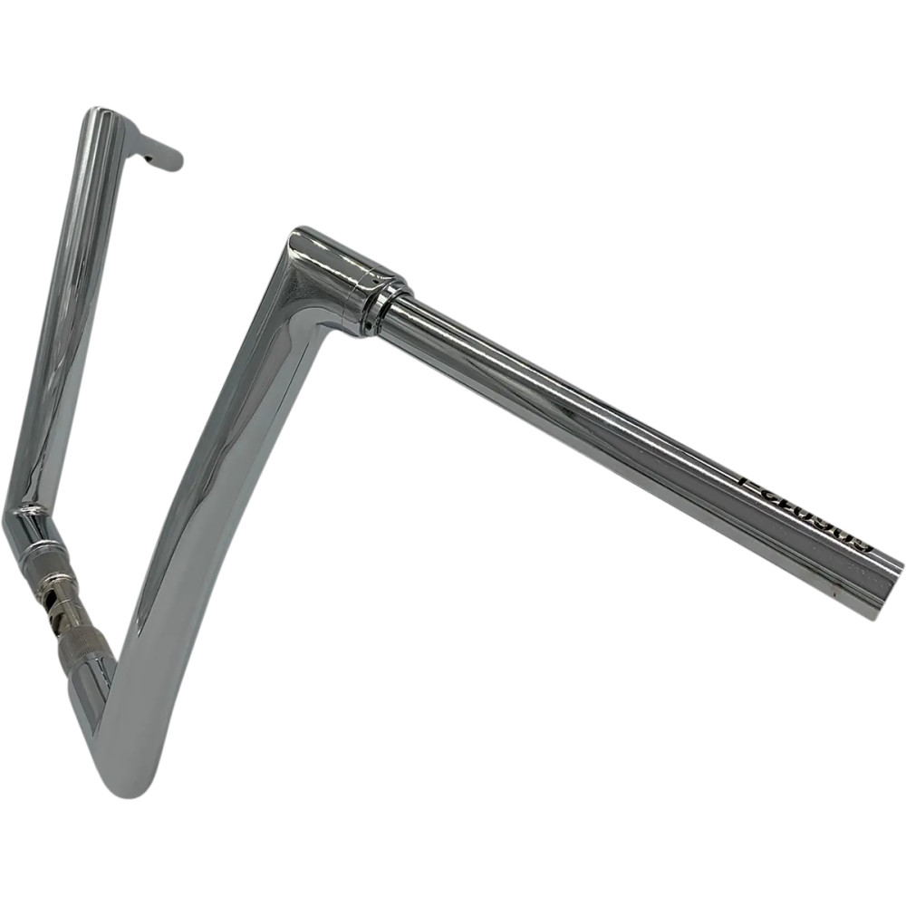 Manillar Flat Top EZ Install de 1-1/2" — 1-1/2" dia, abrazadera 1-1/4", alzada 12", centro 10-1/4", cromado