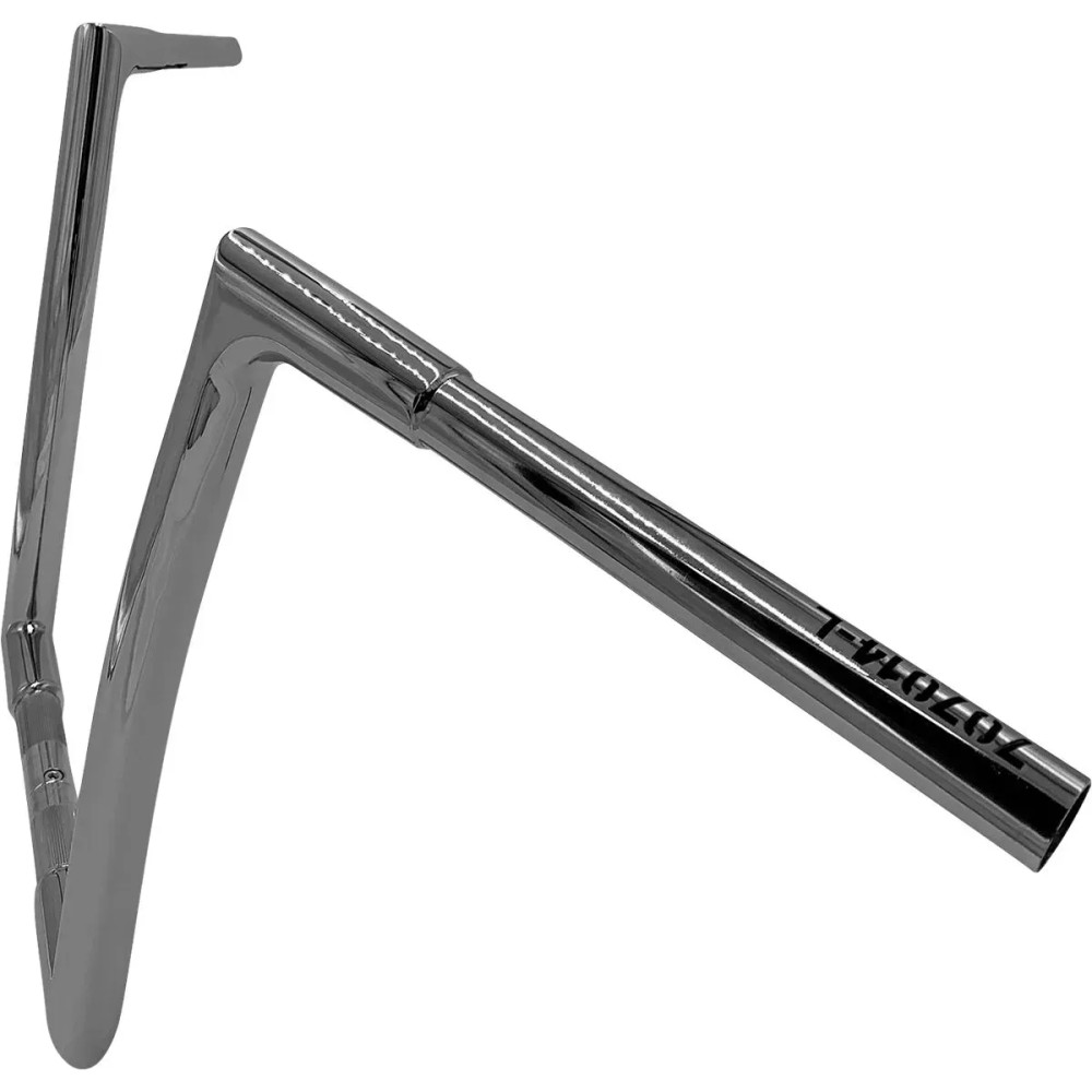 1-1/4" EZ Install Flat Top Handlebar — 1-1/4" tube, 1" clamp, 14" rise, 35" width, Chrome
