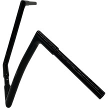 Manillar Flat Top EZ Install de 1-1/4" — 32 mm (1-1/4"), 35" de ancho, 14" de elevación, Negro