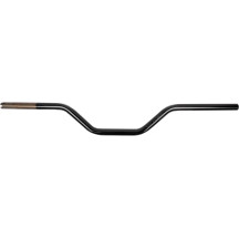 1" Handlebar — 25.4 mm clamp, 80 cm width, 10 cm rise, Black