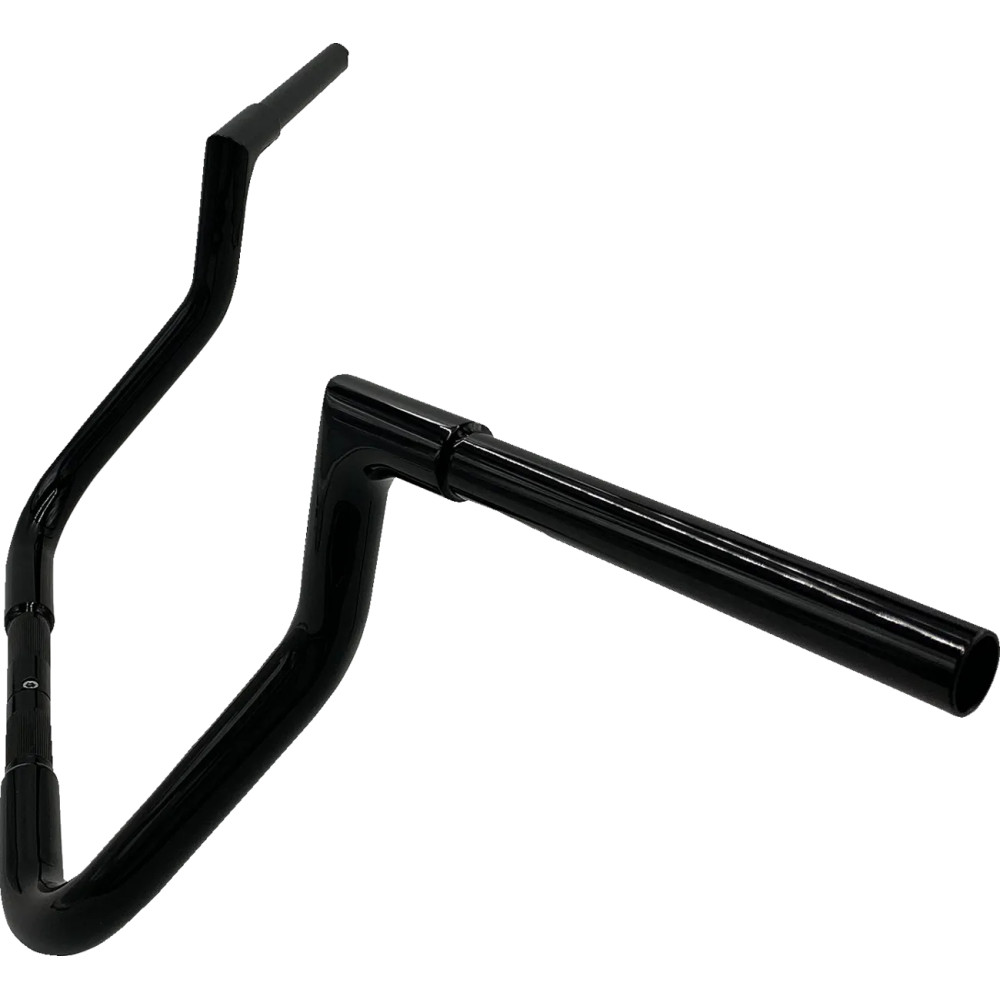 Manillar Flat Top EZ Install de 1-1/4" — abrazadera 1", ancho 34", negro