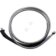 Línea de embrague hidráulica de acero inoxidable — 72-1/4" (183,5 cm), +2" (51 mm)