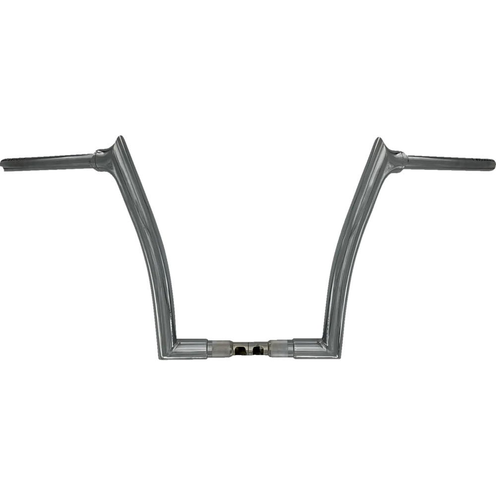 1-1/2" EZ Install Pointed Top Handlebar — 1-1/2" dia, 1-1/4" clamp, Chrome