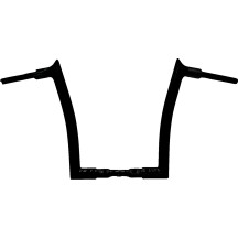 1-1/2" EZ Install Pointed Top Handlebar — 1-1/2" diameter, 1-1/4" clamp, 14" rise