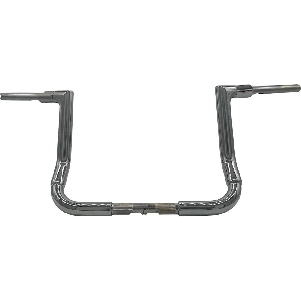 1-1/2" EZ Install Flat Top Handlebar — 1-1/2" dia, 12" rise, 36" width, Chrome