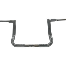 1-1/2" EZ Install Flat Top Handlebar — 1-1/2" dia, 12" rise, 36" width, Chrome