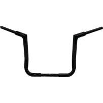 1-1/2" EZ Install Flat Top Handlebar — 14" rise, 15" center width, Black