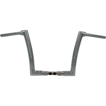 Manillar plano superior EZ Install de 1-1/2" — 38 mm (1-1/2"), elevación 12", retroceso 8", Cromo