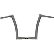 1-1/2" EZ Install Flat Top Handlebar — 1-1/2" diameter, 14" rise, Chrome