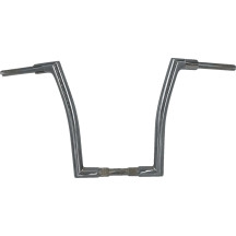 Manillar Flat Top de 1-1/2" con instalación EZ — 1-1/2" dia, abrazadera 1-1/4", 35" ancho, cromado