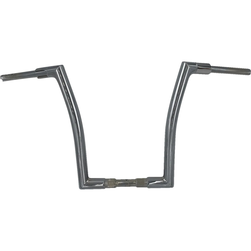 Manillar Flat Top de 1-1/2" con instalación EZ — 1-1/2" dia, abrazadera 1-1/4", 35" ancho, cromado