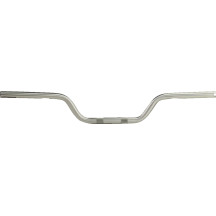 Manillar de moto — 76 cm (30"), 25.4 mm (1") abrazadera, acabado bruto plateado
